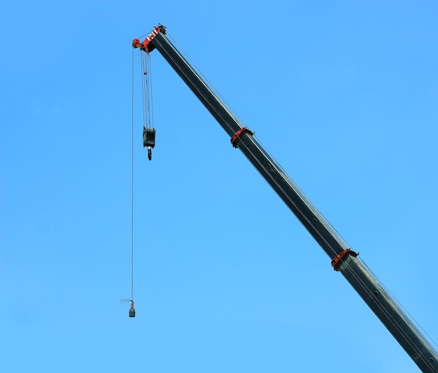 Foto guindaste de construção