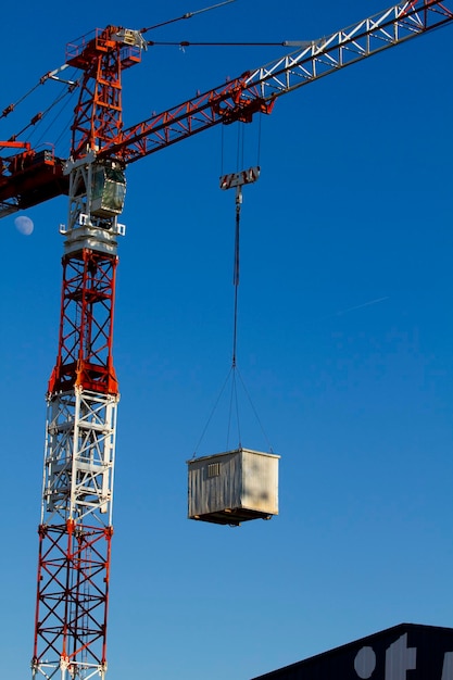 Guindaste, torre de construção