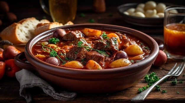 Guisado de Carne com Legumes