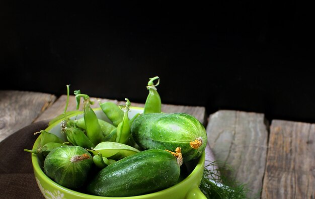 Guisantes De Pepino Verde