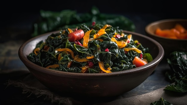 Guiso de verduras y acelgas claras Recurso creativo Generado por IA