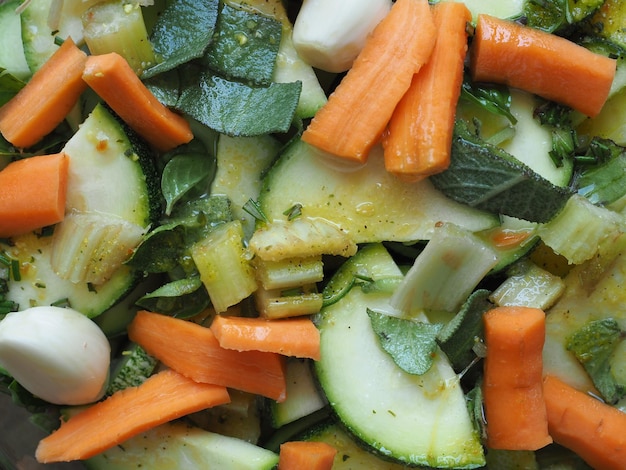 Guiso de verduras veganas