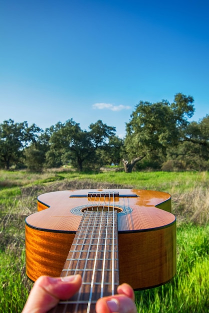 Foto guitar espanhol