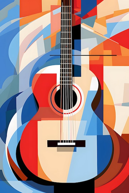 Guitarra abstrata