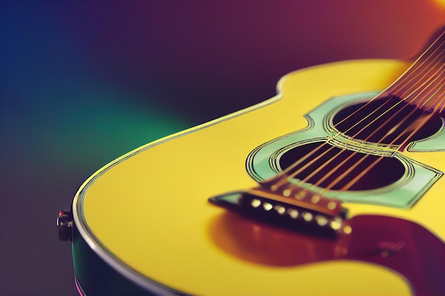 guitarra closeup