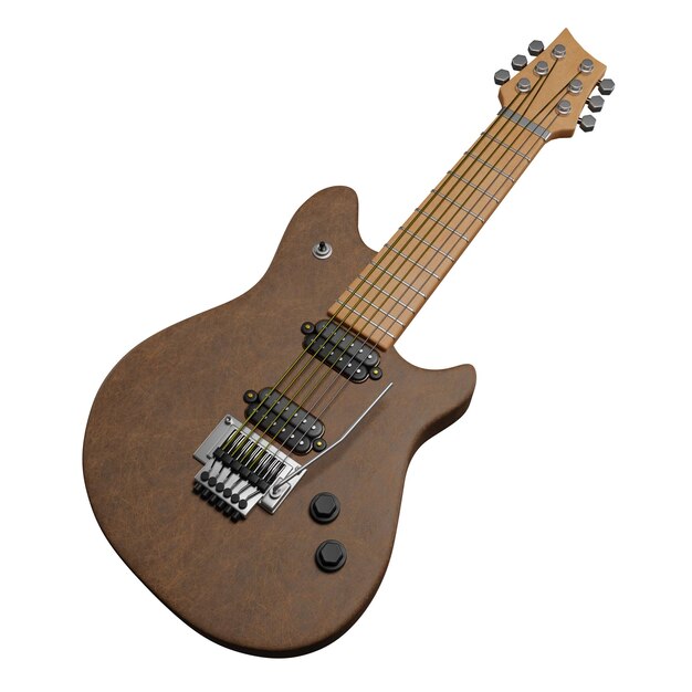 guitarra electrica 3d