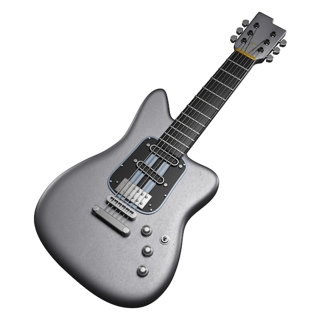 guitarra electrica 3d