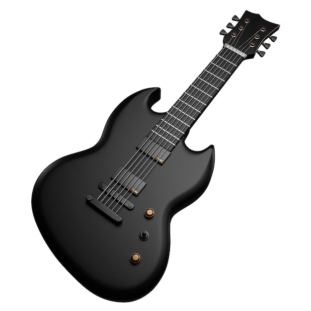 guitarra electrica 3d