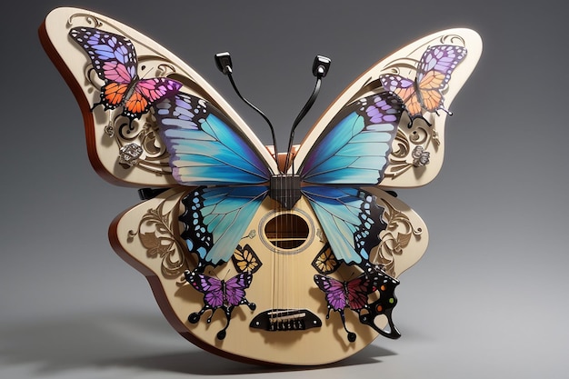 Foto la guitarra mariposa