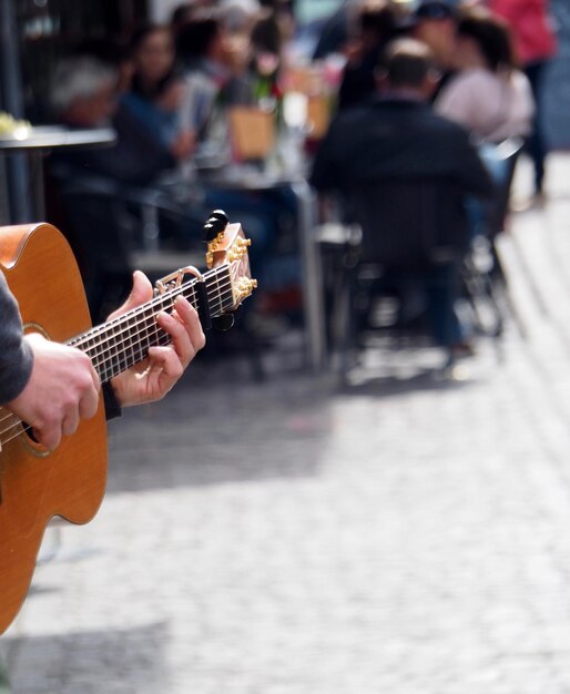 Foto guitarrista em baden baden alemanha