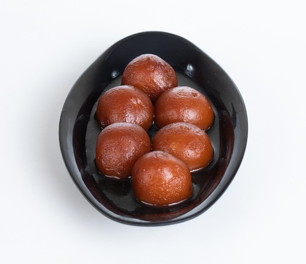 Gulab Jamun Nahaufnahme Indian Sweet