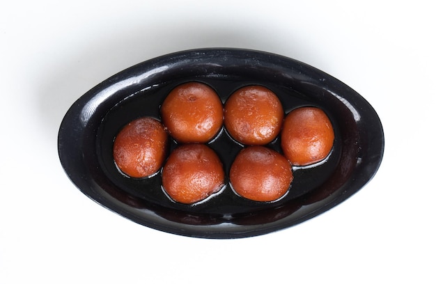 Gulab Jamun Nahaufnahme Indian Sweet