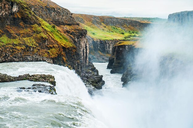 Gullfoss-Wasserfall in Island