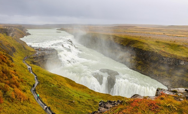 Gullfoss-Wasserfall in Island