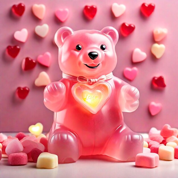 Foto gummi bears uma história de amor dia dos namorados