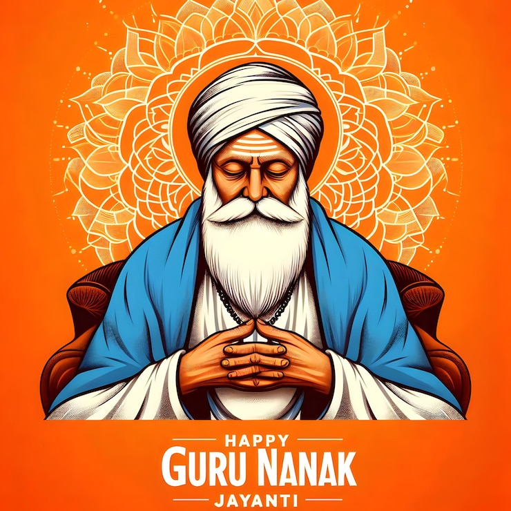 Foto guru nanak gurpurab o feliz guru nanak jayanti gurpurab deseos imágenes mensajes citas publicación en facebook