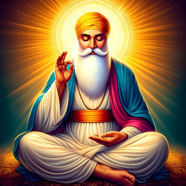 Guru Nanak Gurpurab o feliz Guru Nanak Jayanti Gurpurab deseos imágenes mensajes citas publicación en Facebook