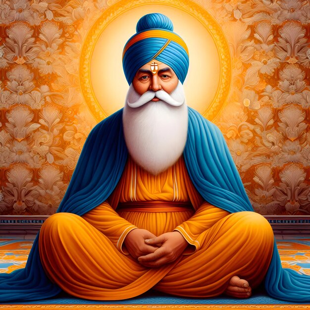 Guru Nanak Gurpurab o feliz Guru Nanak Jayanti Gurpurab deseos imágenes mensajes citas publicación en Facebook