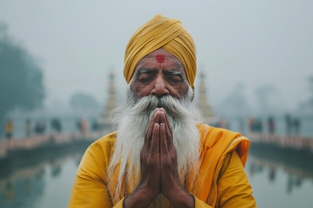 Foto guru nanak jayanti gurpurab también conocido como guru nanaks prakash utsav y guru nanak jayanti