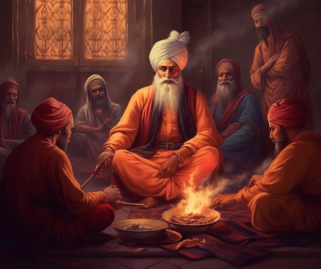 Foto guru nanak jayanti y las tradiciones sikh