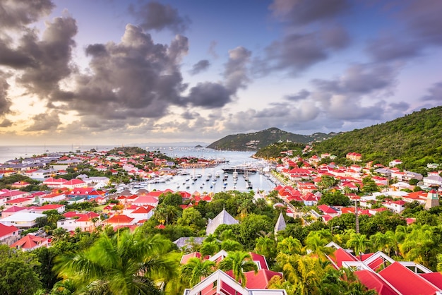 Gustavia St Barths no Caribe