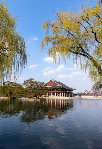 Gyeongbokgung-Palast in Seoul, Südkorea.