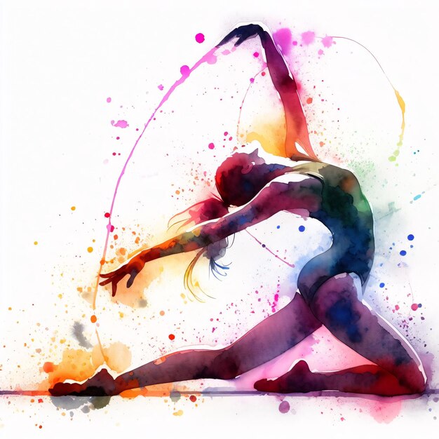 Foto gymnastik jugendliche sport illustration