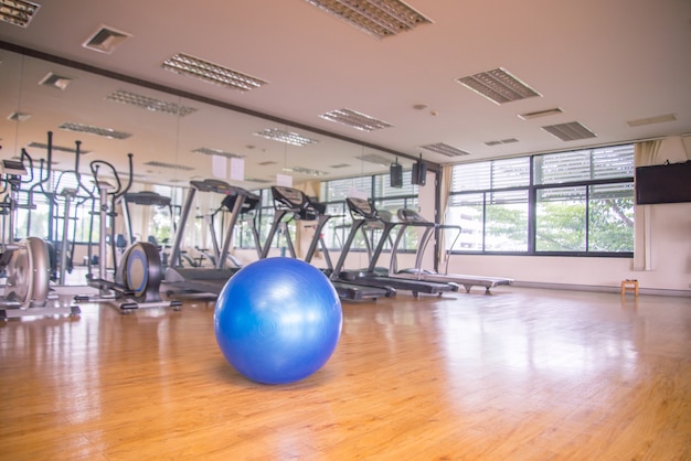 Gymnastikball in Fitness