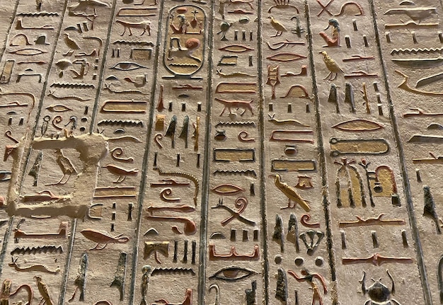 Ägypten, alte Hieroglyphen