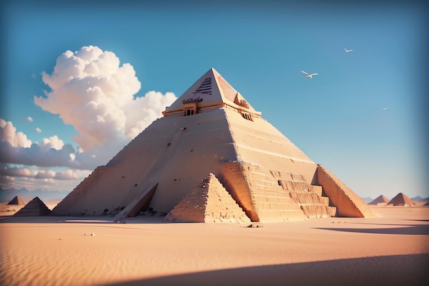 Ägypten Pyramidenarchitektur Welt Ungelöstes Geheimnis Wunder Landschaft Tapeten Hintergrund