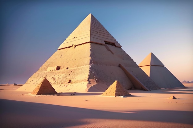 Ägypten Pyramidenarchitektur Welt Ungelöstes Geheimnis Wunder Landschaft Tapeten Hintergrund