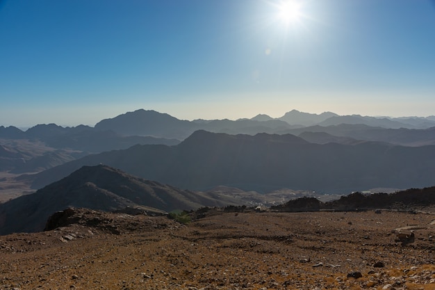 Ägypten, Sinai-Gebirge an einem sonnigen Tag, schöne Landschaft