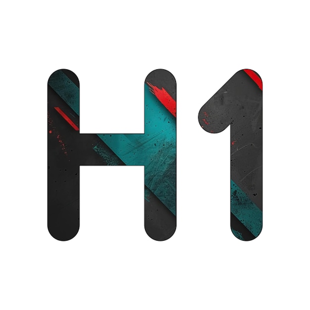 h1 ícone diagonal preto verde vermelho