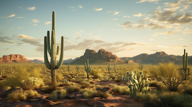 há um cacto no meio de um deserto generativo ai