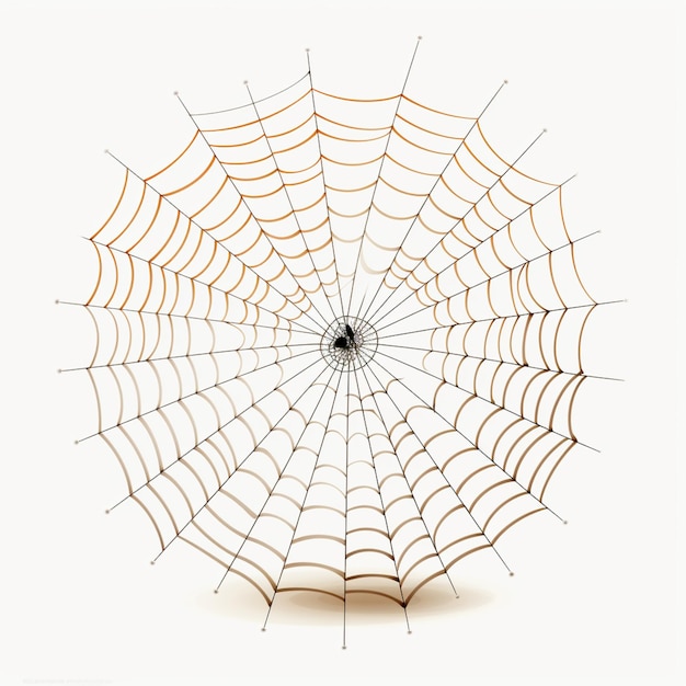 Foto há uma teia de aranha com uma aranha nela.