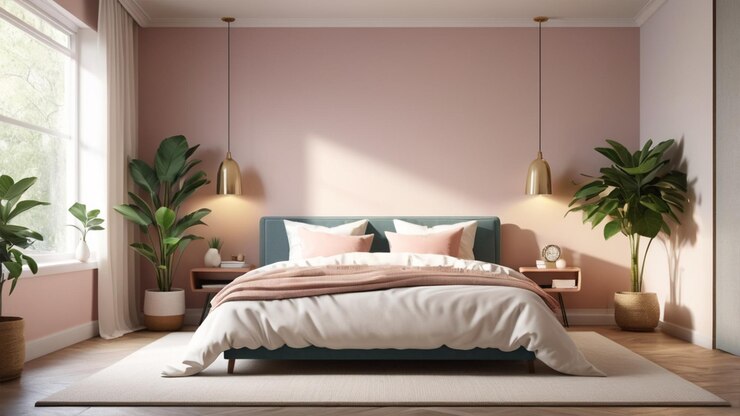 Habitación acogedora con iluminación suave
