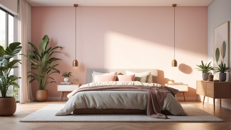 Habitación acogedora con iluminación suave