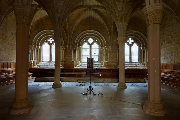 Habitación en el monasterio de Poblet