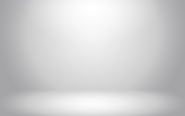 Habitación vacía de color gris oscuro con fondo abstracto gris degradado para mostrar su producto