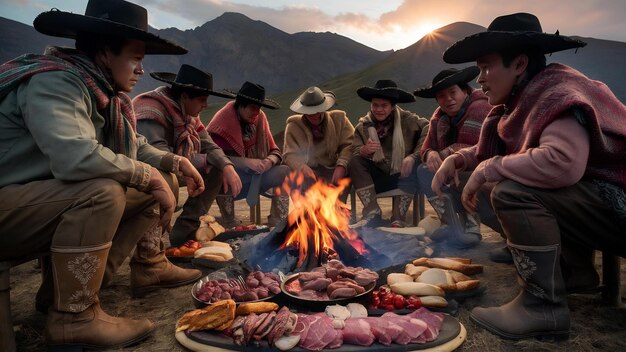 Hábitos y costumbres del pueblo gaucho de las montañas de Santa Catarina y Río Grande do Sul