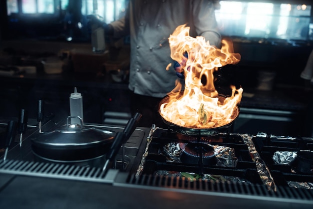 Hace calor en la cocina