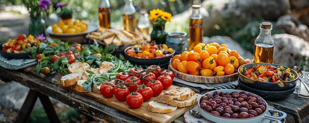 Hacer un picnic en el parque para disfrutar de una buena comida