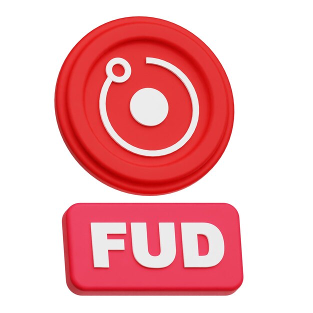 hacer que el icono 3D del token criptográfico esté aislado en el fondo blanco