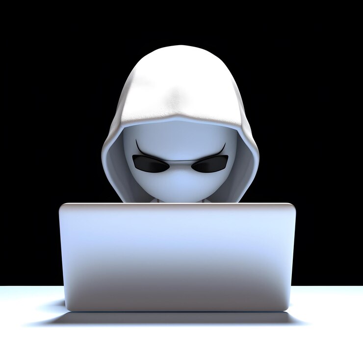 Foto hacker bonitinho anônimo conceito de hacking cibersegurança cibercrime ataque cibernético etc