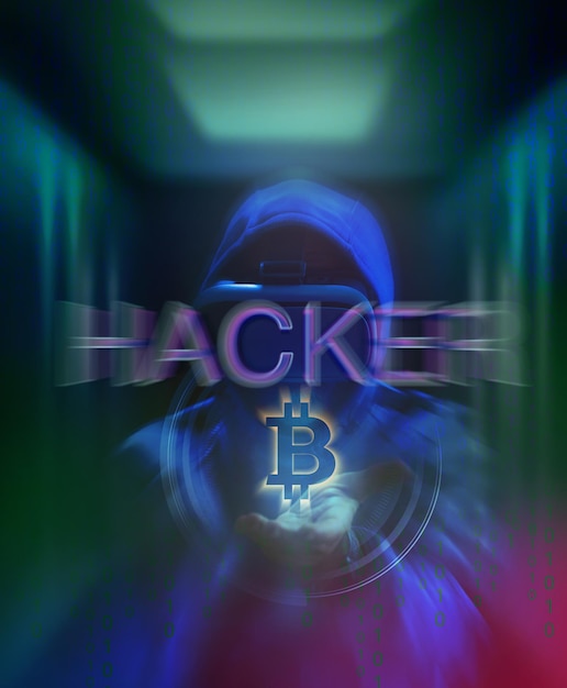 Hacker com experiência digital e tecnológica