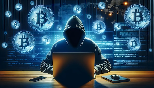 Hacker criptográfico sombrio