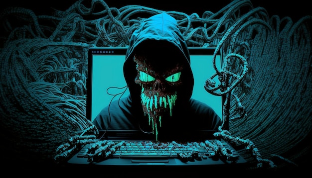 Hacker Datendiebstahl Cyberterrorismus Computerbetrug Computergenerative KI