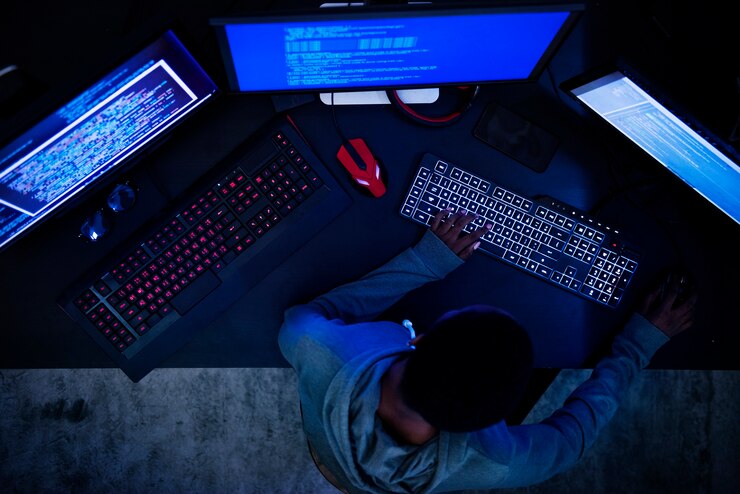 Foto hacker dispara