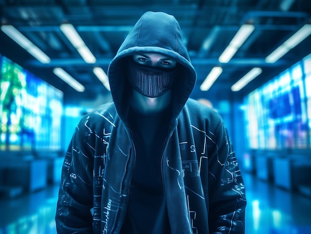 Hacker furtivo de cyberpunk