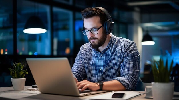 Hacker-Mann auf dem Laptop